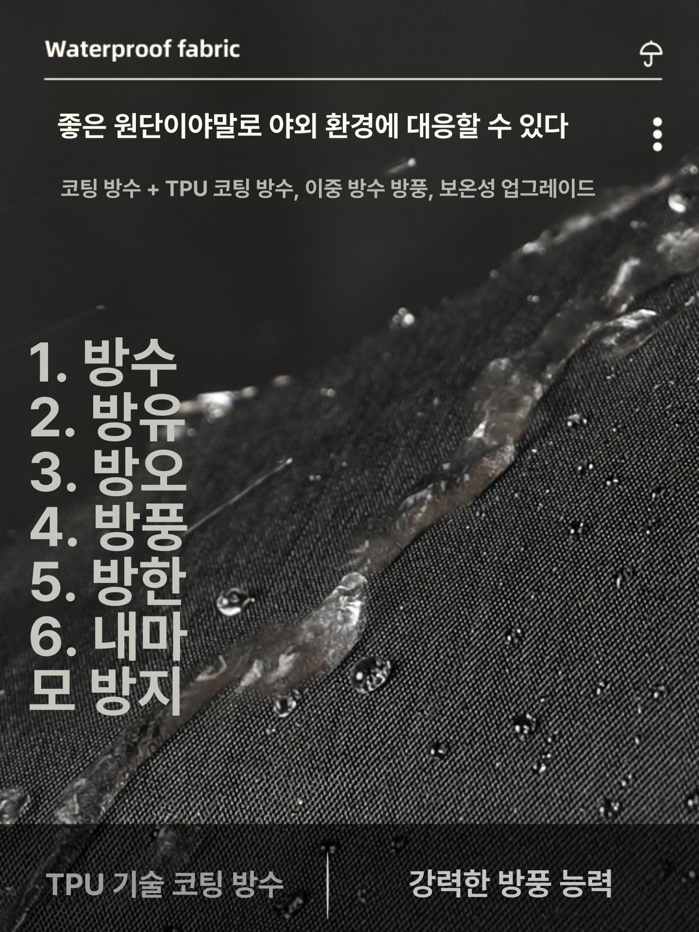 윈터 라이더방한복 기모안감 배달 방풍 오토바이방한복 바이커 - 상세 이미지 3