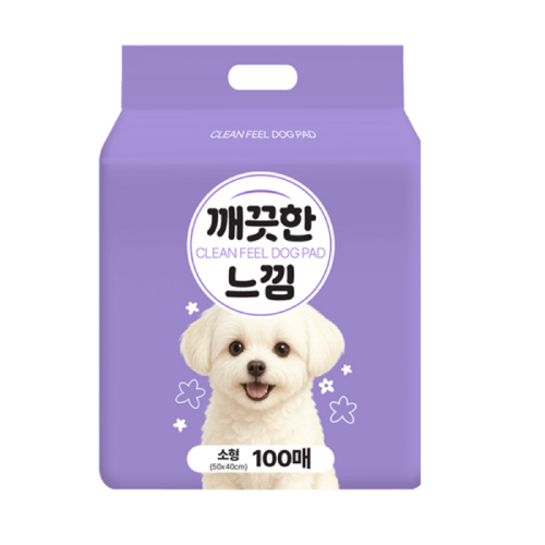가성비 최고 상품 깨끗한느낌 배변패드 100매 - 상품 이미지