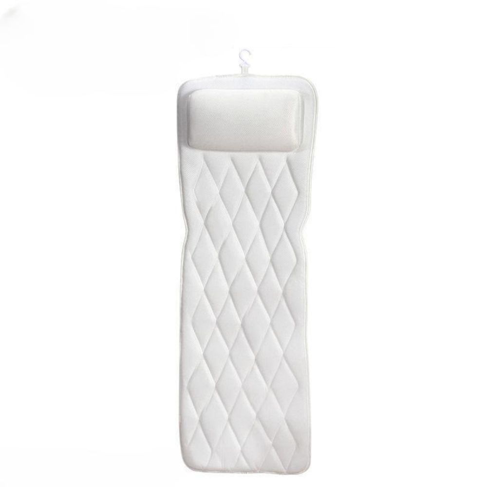 욕조베개 쿠션 등받이 반신욕 목욕베개 욕조용 가정용 방수 메쉬 머리 머리받침 미끄럼 흡입 핑크(흡입컵 6개) - 상세 이미지 3