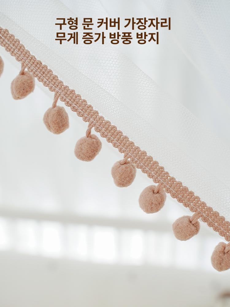 침실커튼 캐노피 침대커튼 북유럽 공주침대 커텐 레이스 암막 침대용 데코 침실장식 - 상세 이미지 4