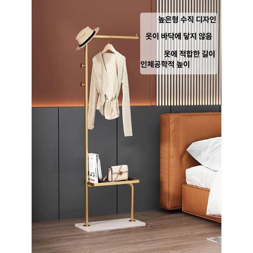 정리 코트랙 스탠드형헹거 현관 옷장 드레스룸 옷거치대 튼튼한 행거대 다용도 심플 - 상세 이미지 3