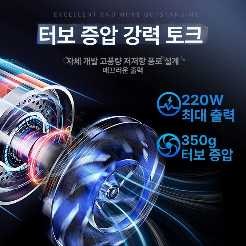 미니 제트팬 휴대용 초강력 배터리 풍속조절 무선 모터 손풍기 충전 먼지 블로워 - 상세 이미지 4