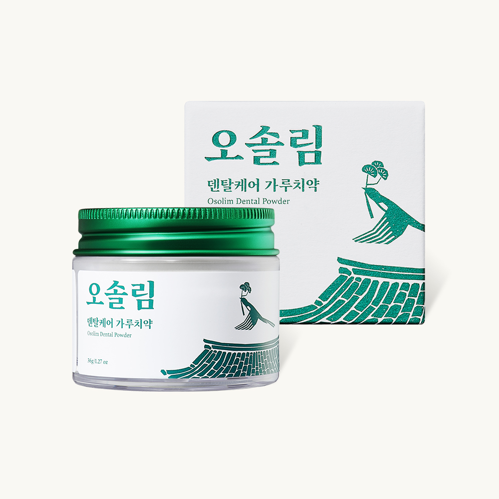 오솔림 잇몸 염증 치은염 치주염 구내염 관리 입냄새 구취 제거 시린이 가루 치약 180회분