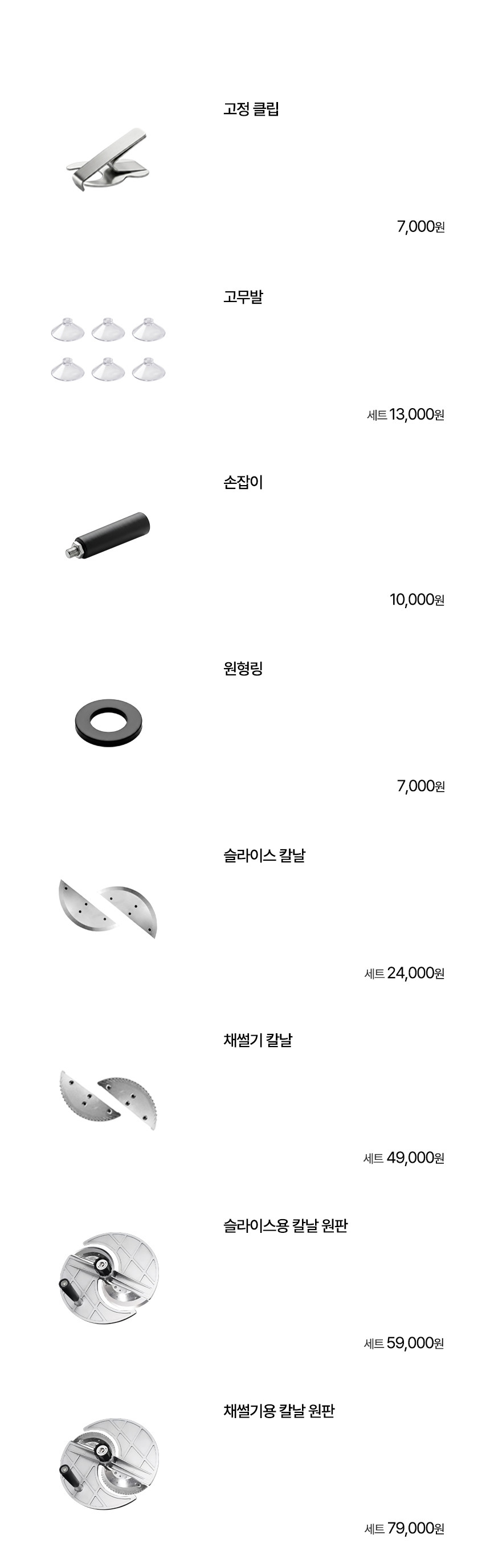 뉴테크캠쿡 야채슬라이서 전용 특수소재 슬라이스 칼날 2P - 상세 이미지 5
