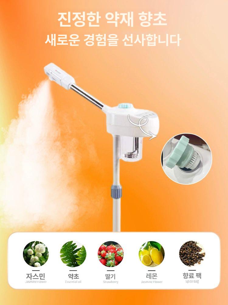 피부관리 페이스스티머 얼굴스팀기 나노 가정용 케어 수분보충 모공 헤어미스트기 - 상세 이미지 4