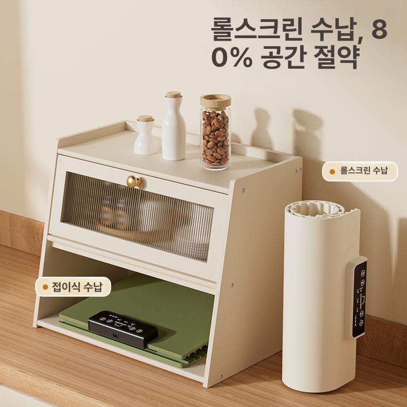 온열 플레이트 휴대용 보온 식판 실리콘 접이식 다이닝 매직 온돌 따뜻한 밥상 이미지 6
