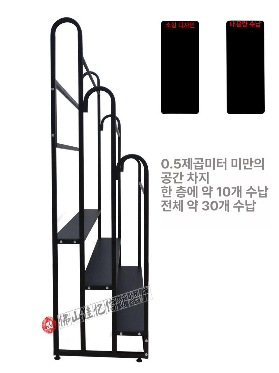 진열대 원단거치대 랙 홀더 롤거치대 벽부형 롤러 보관함 롤필름 필름걸이대 고정형 - 상세 이미지 3