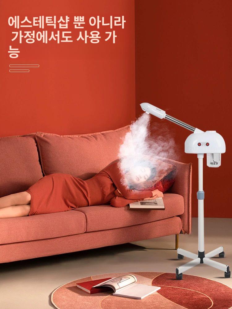 피부관리 페이스스티머 얼굴스팀기 나노 가정용 케어 수분보충 모공 헤어미스트기 - 상세 이미지 3