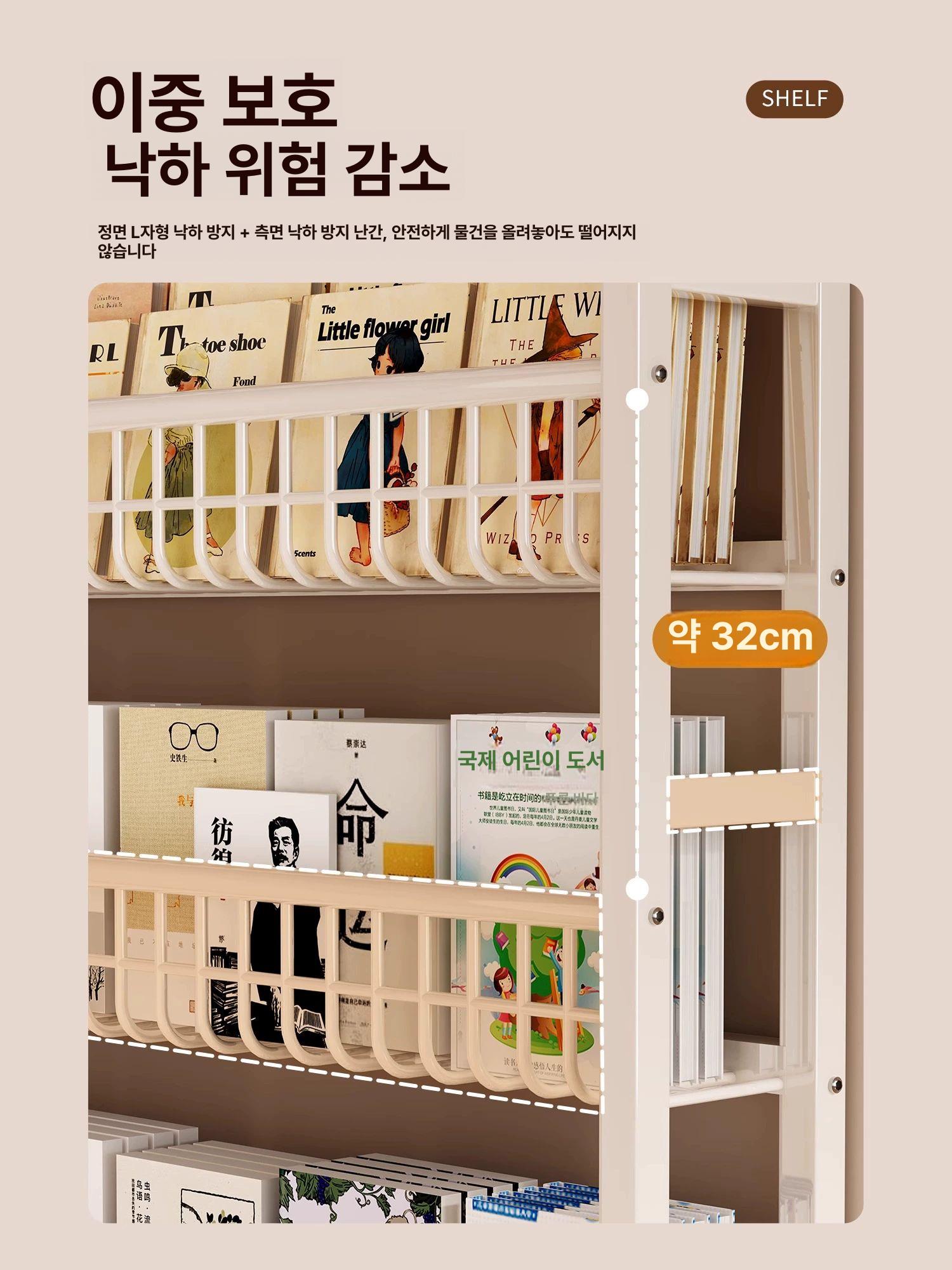 슬림 거실 벽선반 수납장 현관 인테리어 공간활용 정리대 진열 책꽂이 코너 침실 - 상세 이미지 2