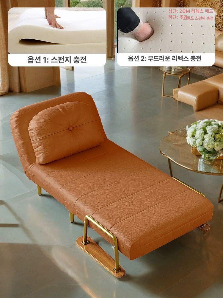 접이식 소파침대 모듈형 확장 다기능 거실 릴렉싱 침구류 가구 - 상세 이미지 2
