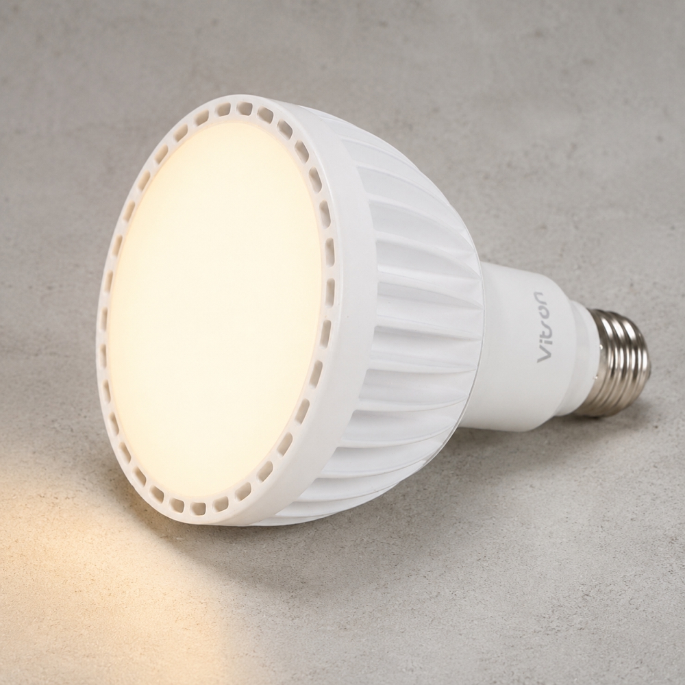 LED PAR30 램프 화이트 COB 확산형 30W 전구색 3000K 플리커프리 비츠온 - 상품 이미지