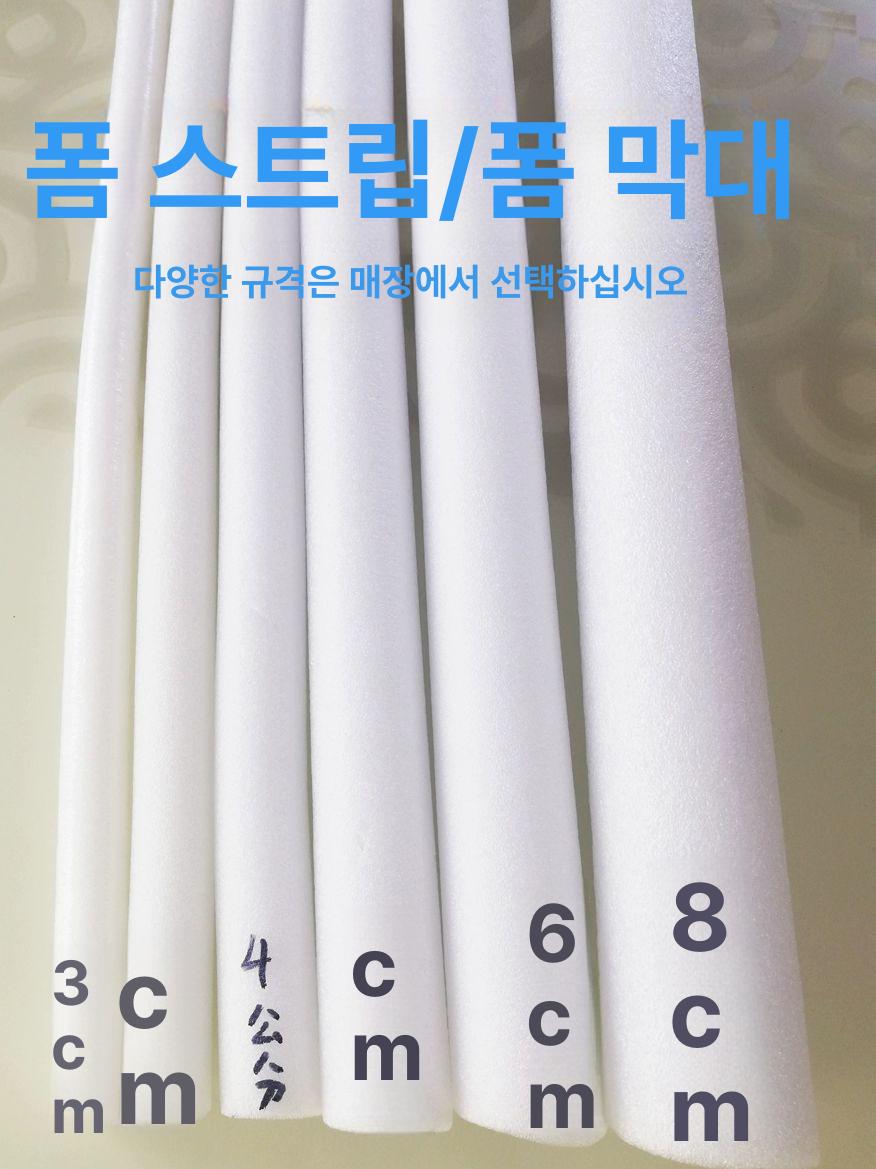 문틈 틈새 우풍차단 방풍 스펀지 막대 원통형 이음매 백업제 바람막이 - 상세 이미지 2