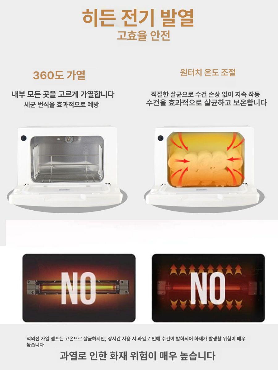 자외선 고온멸균기 바버샵 캐비닛 건열멸균기 살균기 구강 병원 피부관리실 미용실 - 상세 이미지 5