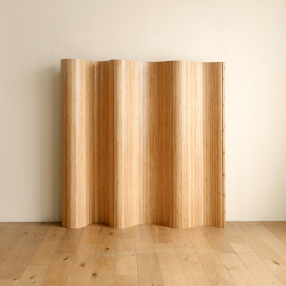 헤세 원목 룸 디바이더 롤러블 공간분리 가벽 파티션 2100x1500mm, 내추럴 - 상세 이미지 2