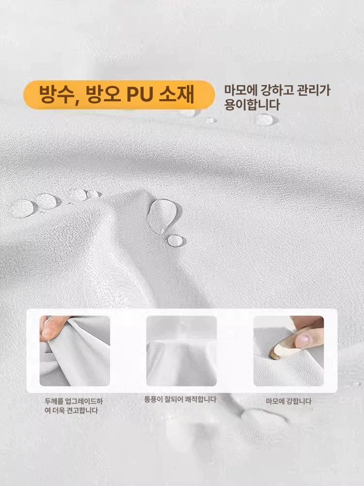 투명 커트의자 아크릴 미용실 간이 원형 좌식의자 미용보조의자 프레임 네일샵 - 상세 이미지 4