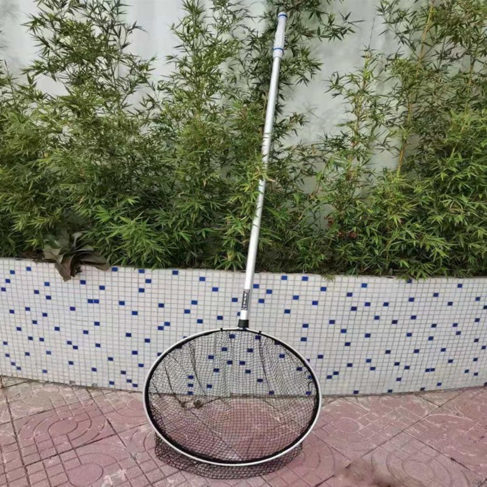 통발 대형 뜰망 그물망 수조 비단잉어 어망 신선망 바다뜰채 뜰채망 민물뜰채 낚시 메쉬 세트 50 직경 알루미늄 합금 핸들 60CM - 상세 이미지 2