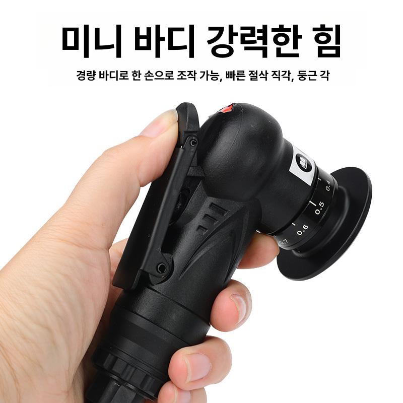 에어 앵글 그라인더 100밀리 로터리 레버식 양산용 다목적 연마기구 - 상세 이미지 3