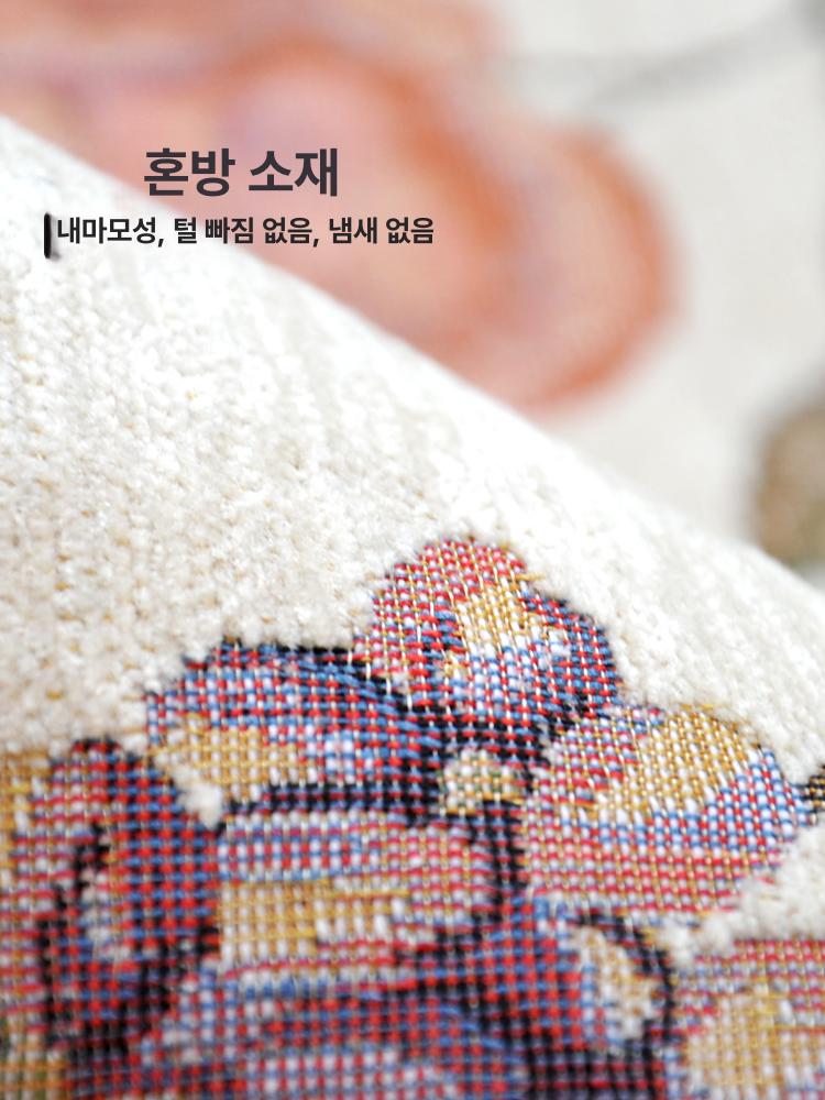 북유럽 패턴 거실 카펫 사계절 방염 고급 러그 소형 대형 바닥재 인테리어 매트 - 상세 이미지 4