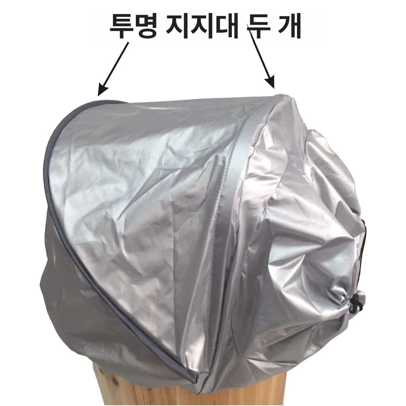 프리미엄 증기통 족욕기 족탕기 편백 건식족욕 좌훈기 사우나 히노끼 커버 스팀덮개 - 상세 이미지 5