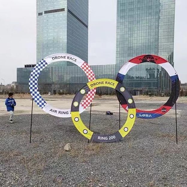 경주 드론세트 훈련기구 서킷 연습 주행 대회 깃발 아치 드론장애물세트 링 색깔 실내 - 상세 이미지 3