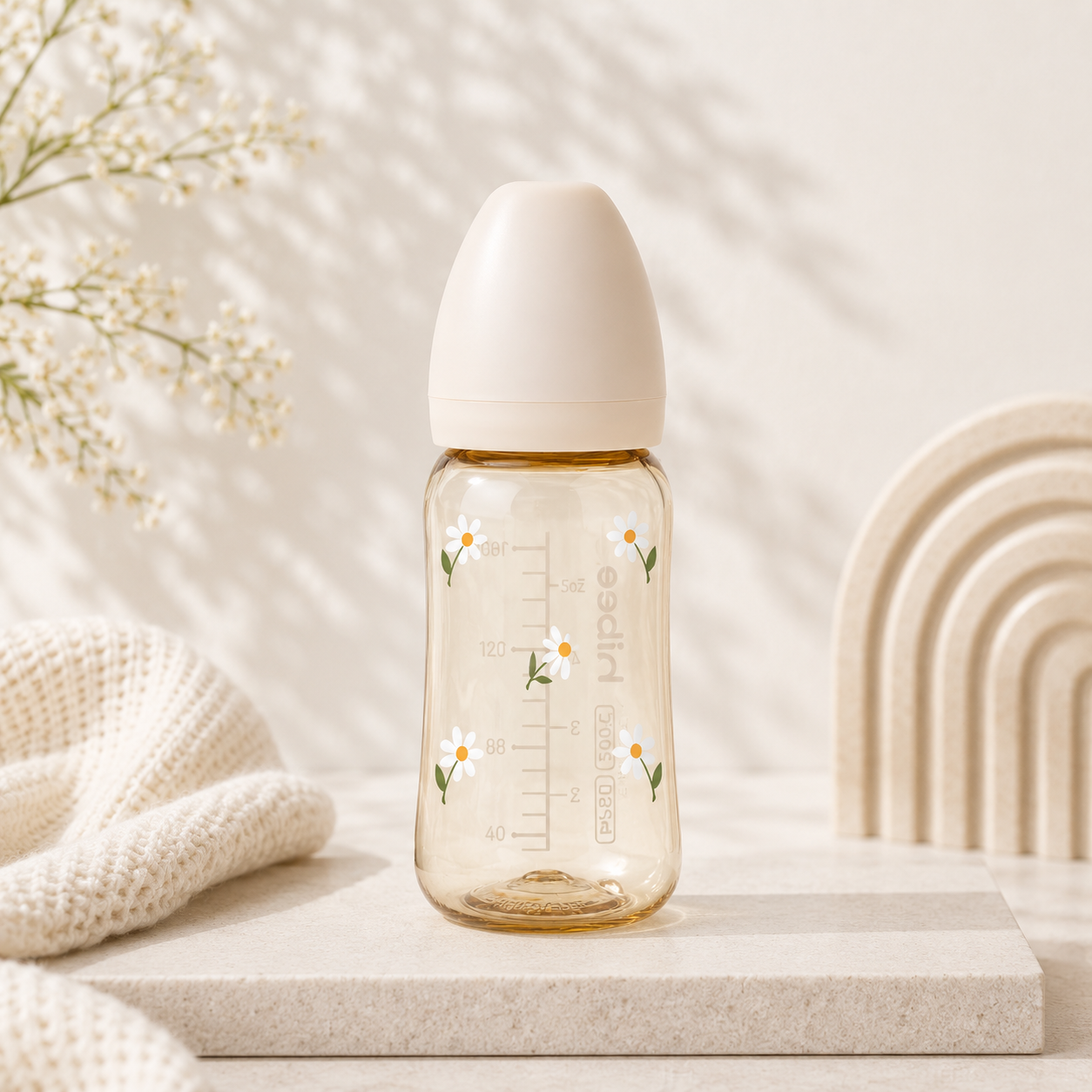 하이비 PPSU 에잇벤트 배앓이방지 젖병 170ml 노꼭지 봄에디션 데이지 - 상세 이미지 4