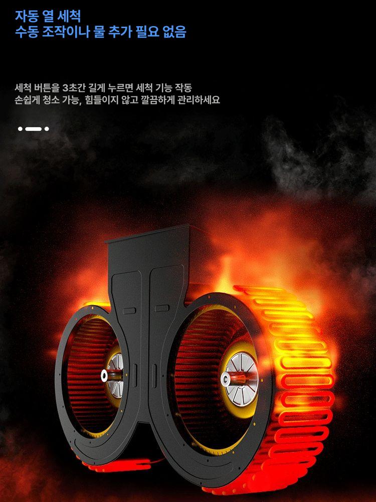 가스레인지 주방후드 흡입 필터 냄새 가스렌지 부엌 가정용 환기 주방환풍기 렌지후드 - 상세 이미지 5