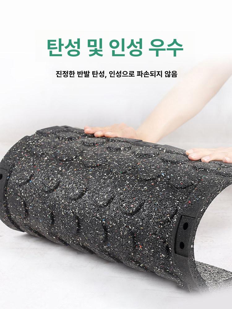 헬스장 고무매트 크로스핏 소음방지 바닥재 체육관 층간소음 완충 고무블럭 홈트 - 상세 이미지 3