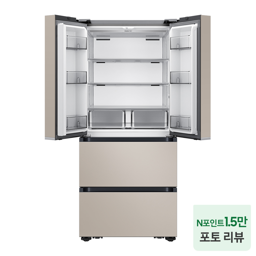 삼성 비스포크 AI 김치냉장고 4도어 RK70F49M2GD 맞춤보관모드 에센셜 베이지 - 상세 이미지 2