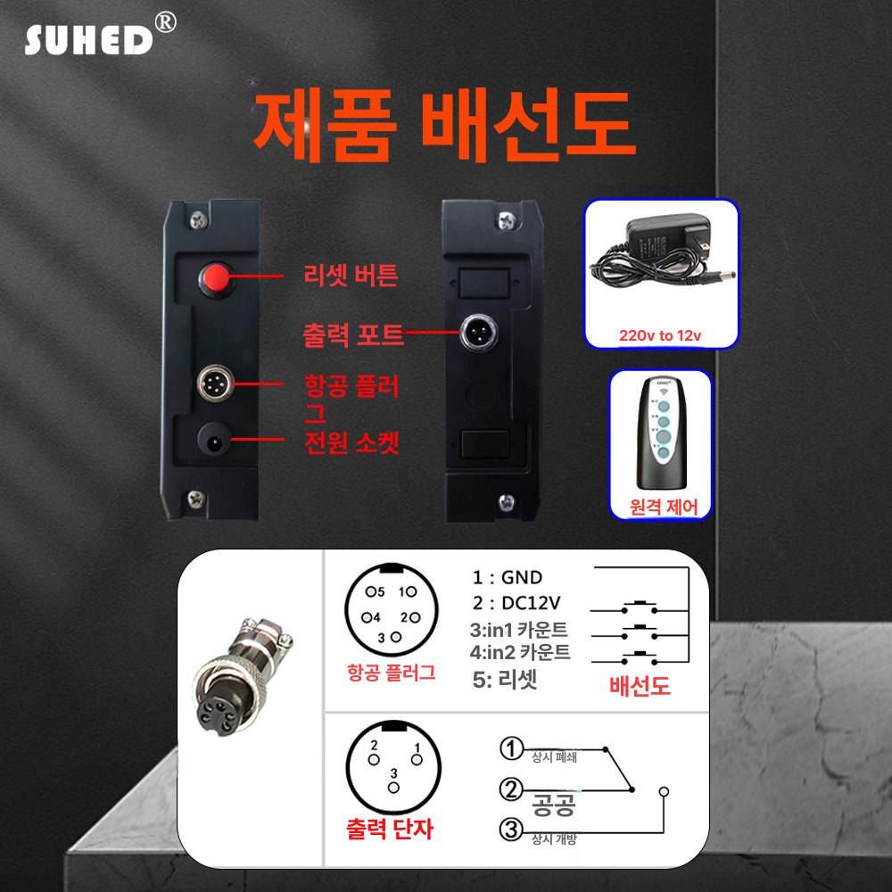디지털 카운터 전자 유도 카운팅 수량체크 고정밀 스위치 디스플레이 산업용 근접 - 상세 이미지 4