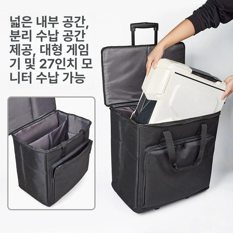 이동식 컴퓨터 캐리어 백 기사용 출장 가방 모니터 키보드 수리 이동 수납 - 상세 이미지 3