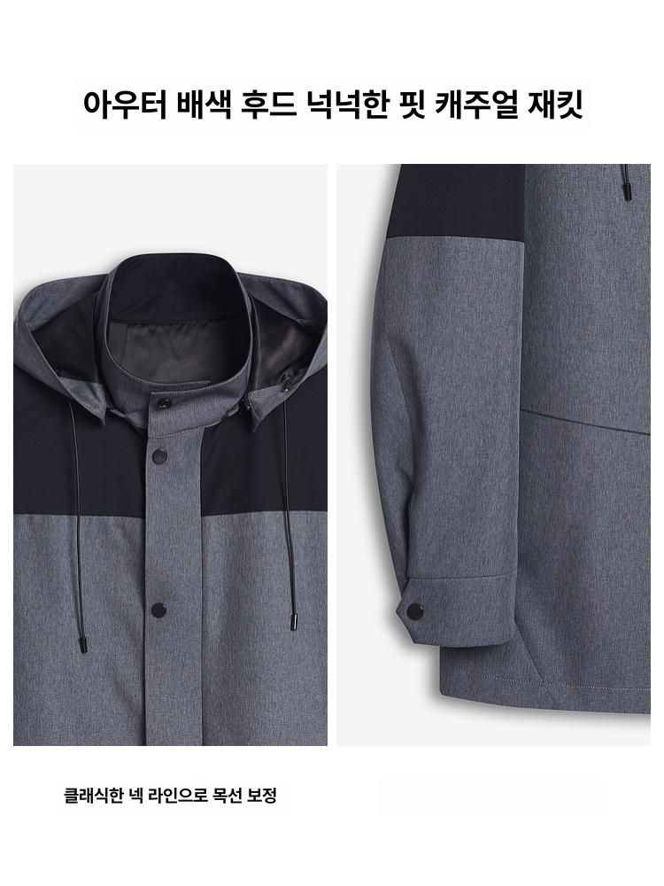 오토바이 방수 우비 레저용 투습 안감 비옷 상의 방한용 - 상세 이미지 4