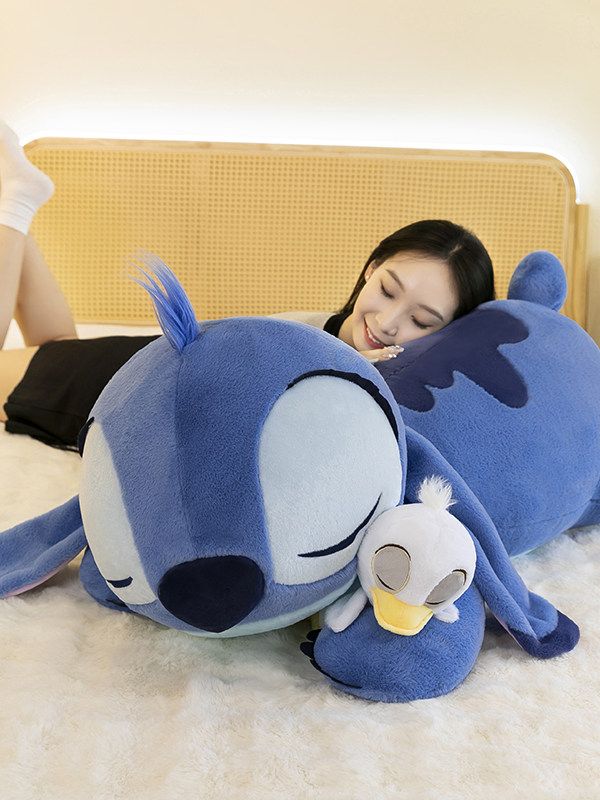 초대형 스티치 바디필로우 인형 쿠션 애착 선물 수면 침대 베개 - 상세 이미지 3