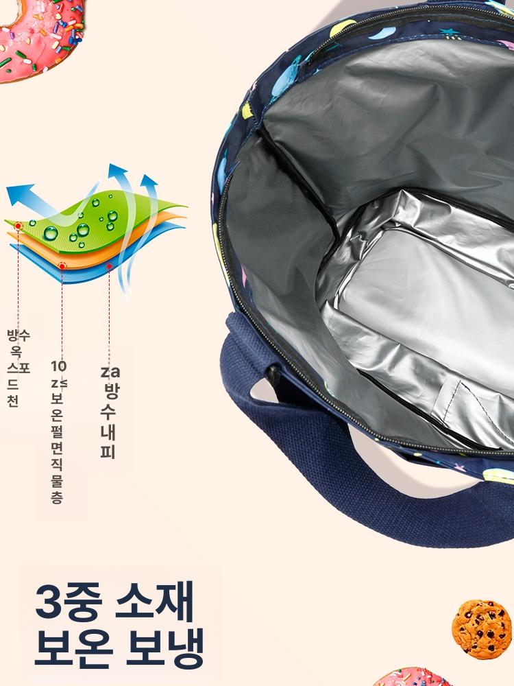 바퀴달린 카트 장바구니 대형 휴대용 시장가방 트롤리 시장캐리어 쇼핑백 보관 바스켓 - 상세 이미지 3