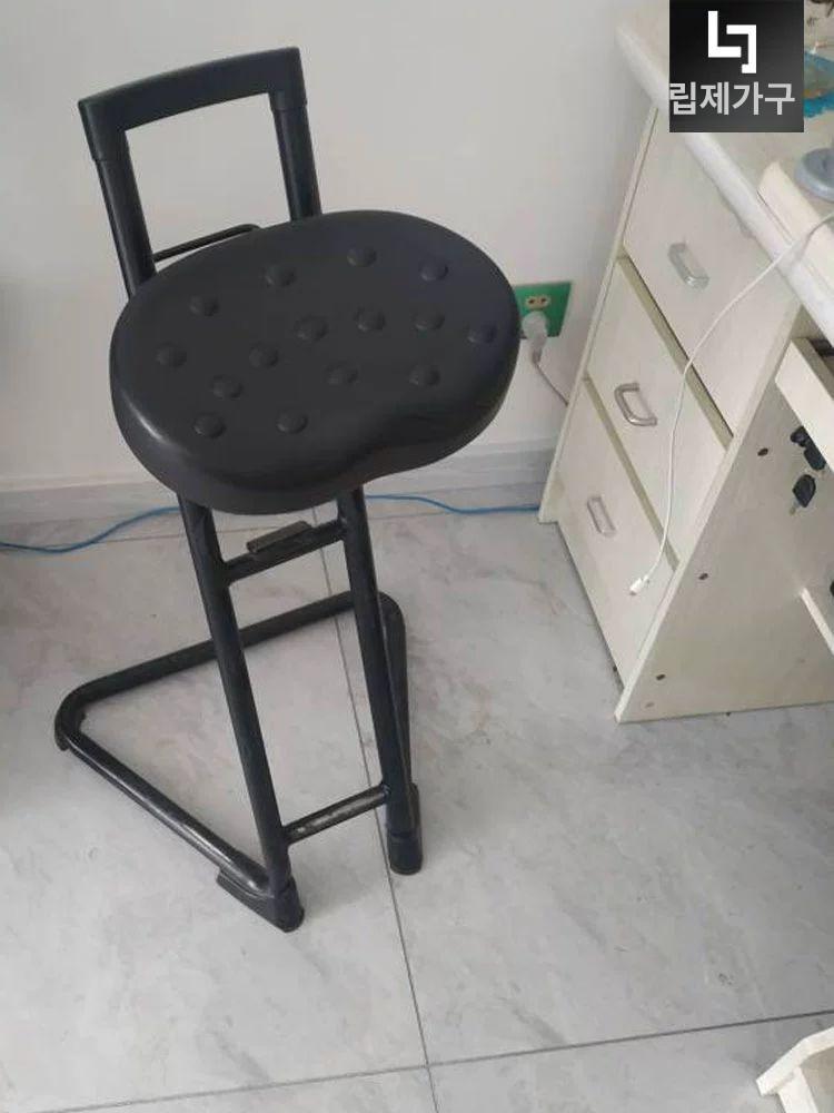 클린룸 입식의자 바퀴 제전의자 높이조절의자 체어 작업용 방지 크린룸의자 - 상세 이미지 4