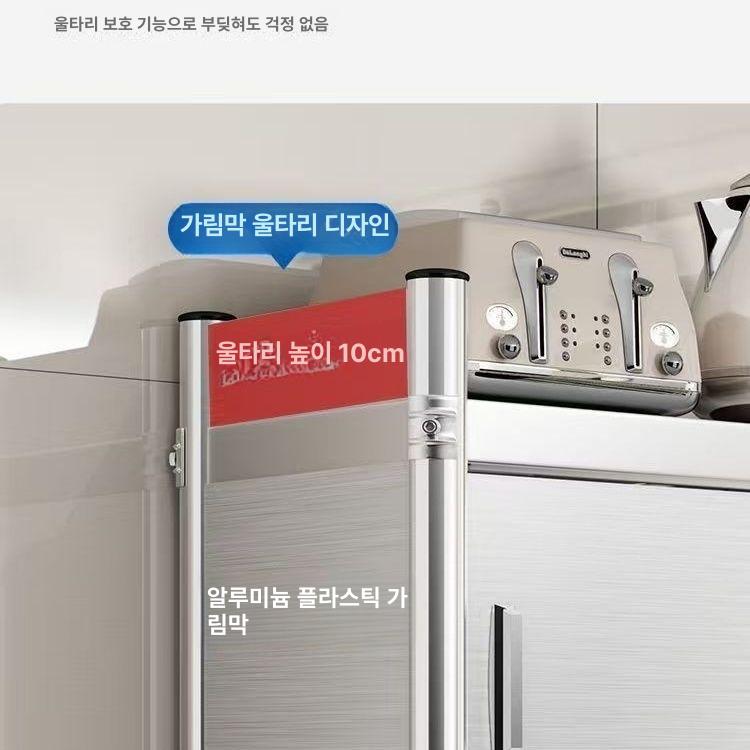 스테인리스 벽선반 수납장 업소용 철제 진열대 세탁실 욕실 주방 다목적 벽걸이 선반 - 상세 이미지 3