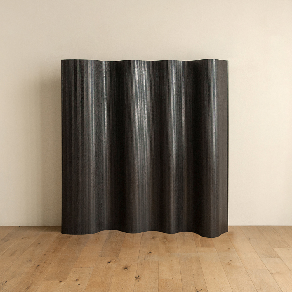 헤세 원목 룸 디바이더 롤러블 공간분리 가벽 파티션 2100x1500mm, 내추럴 - 상세 이미지 3