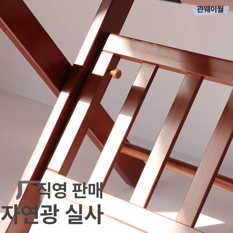 원목 러기지랙 접이식 펜션 공간활용 러기지렉 수화물 모텔 가방거치대 호텔 받침대 - 상세 이미지 4