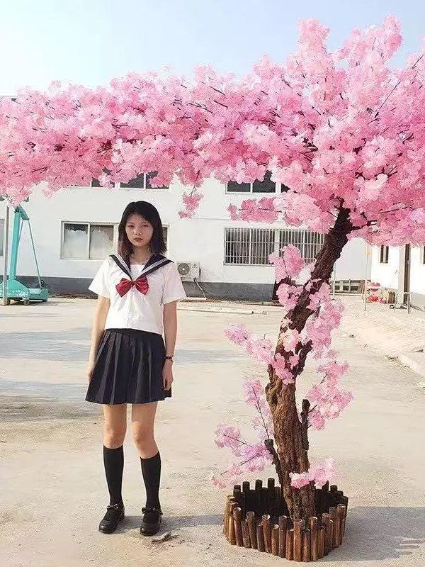 벚꽃조화 실내장식 인테리어 조경용 조화 나무 가지 매장 전시 프리미엄 고급 장식용 식물 - 상세 이미지 5