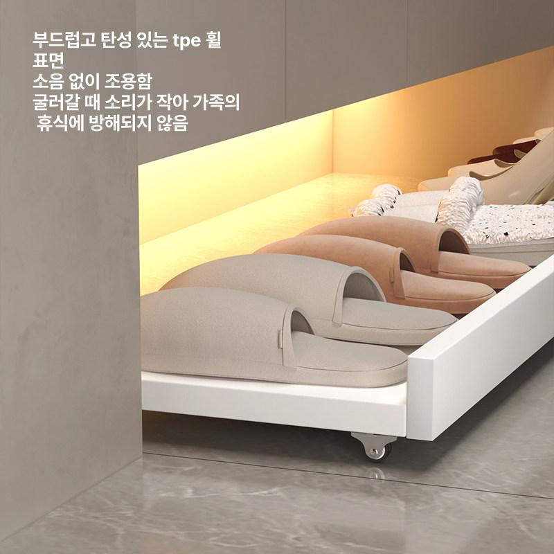 현관 신발장 서랍식 수납함 슬라이딩 수납 선반 신발정리 틈새 보관함 - 상세 이미지 5