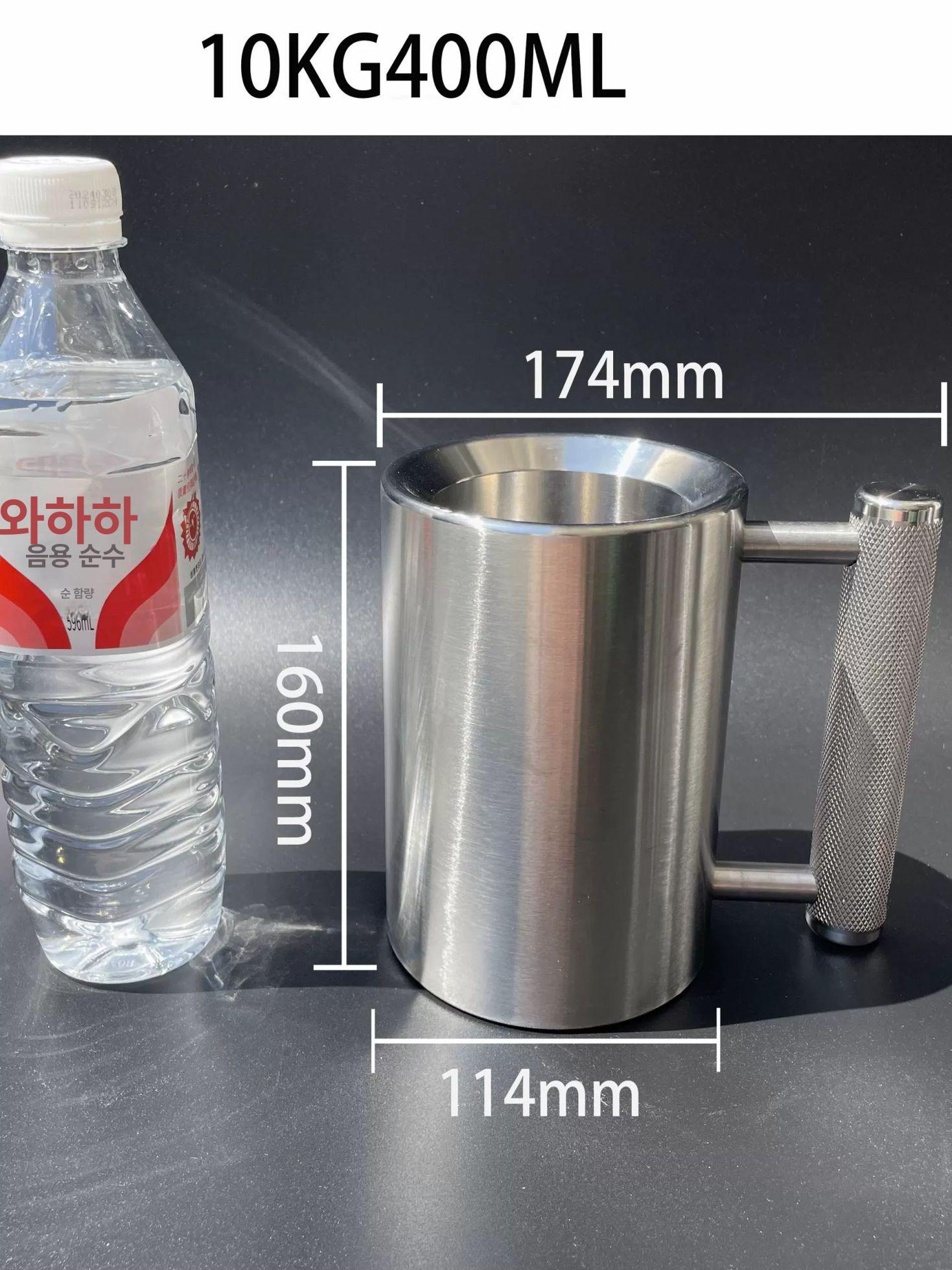 스텐 헬창 아령물컵 피트니스 근손실방지 머슬컵 전완근 덤벨컵 덤벨머그컵 워터컵 - 상세 이미지 5