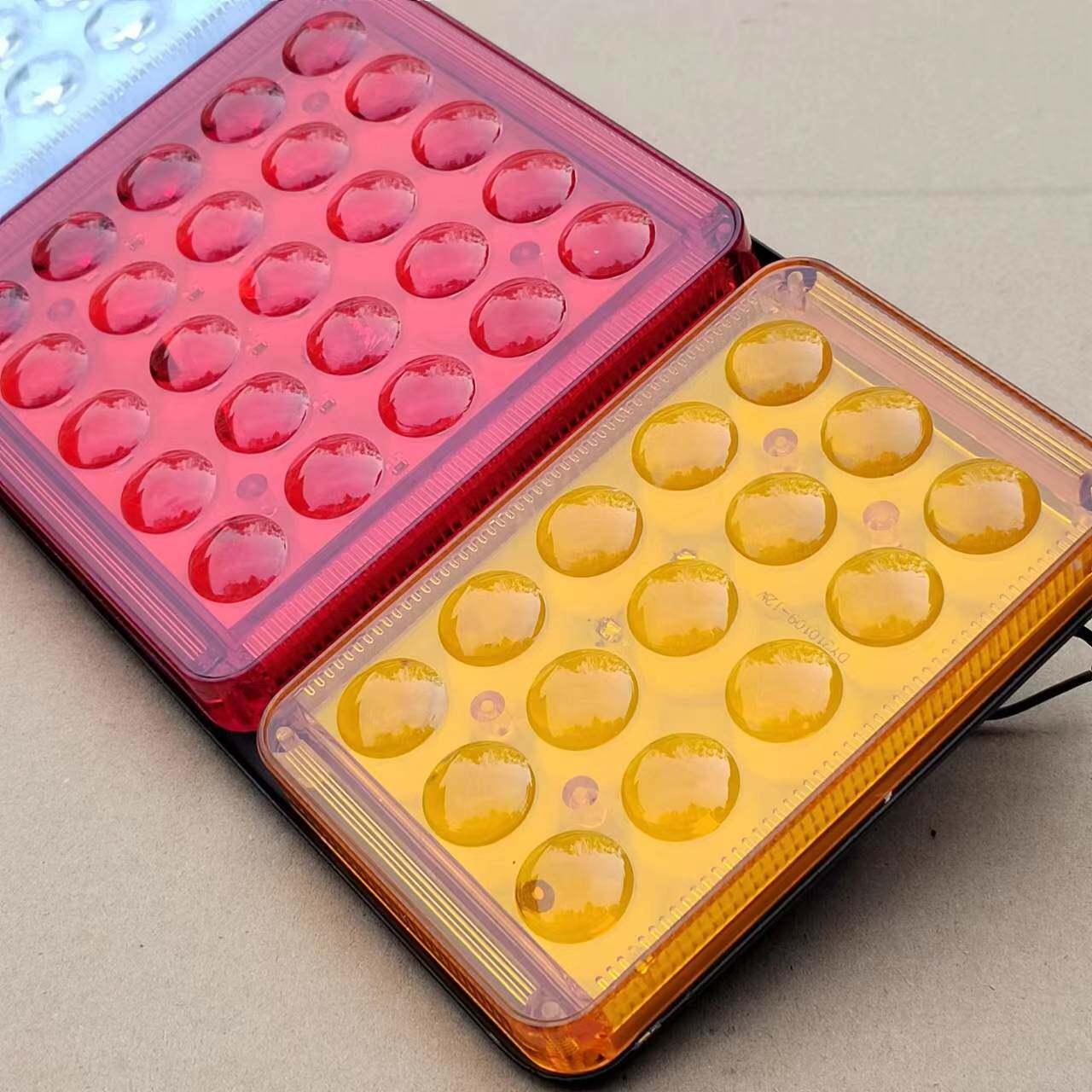 led 테일램프 철판 브레이크등 대형화물트럭 후방등 대형차 설치용 중장비 렌즈 - 상세 이미지 4