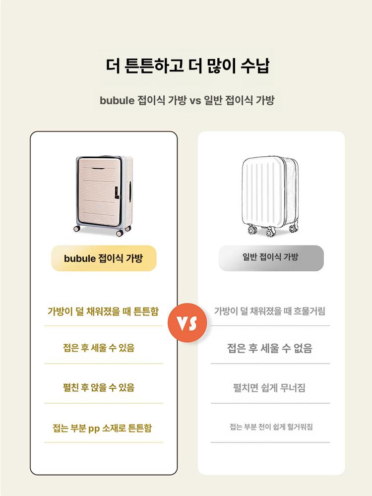 접이식 여행용 캐리어 기내 수하물 다목적 보조백 펫백 조합형 - 상세 이미지 3