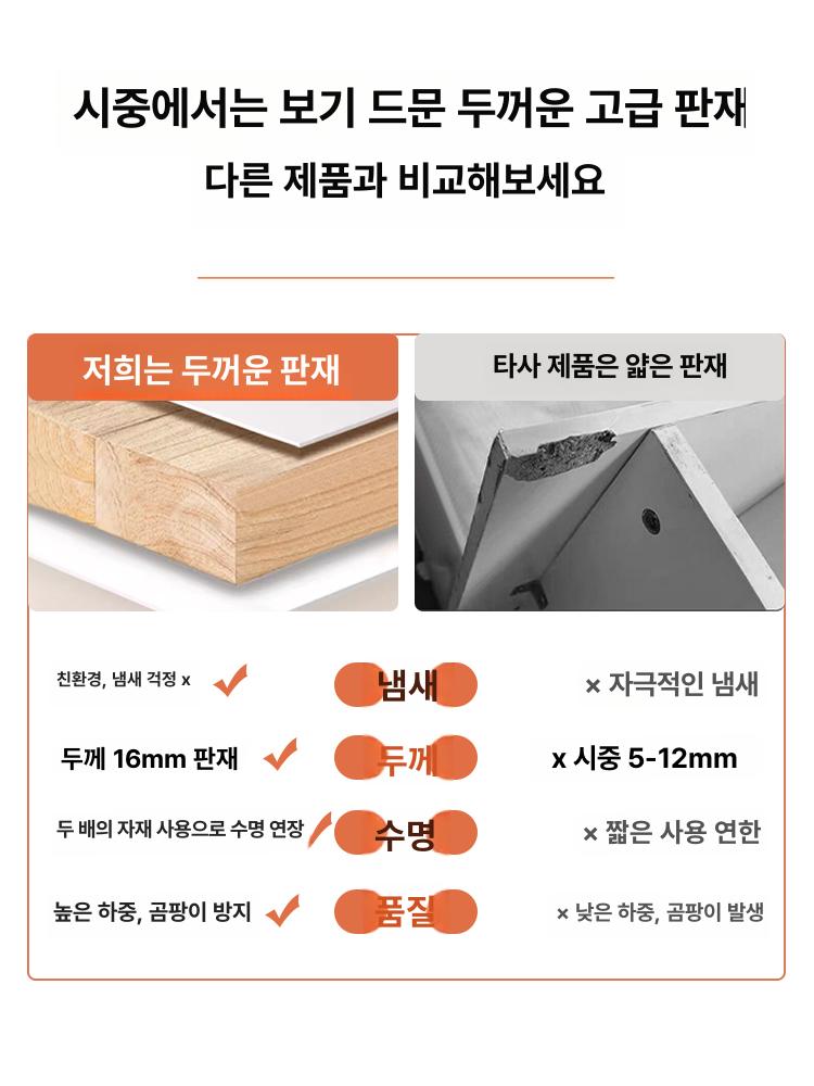 원목 티비장 거실 수납장 안방 선반 슬림형 화이트 높은장 다이닝 정리함 - 상세 이미지 3