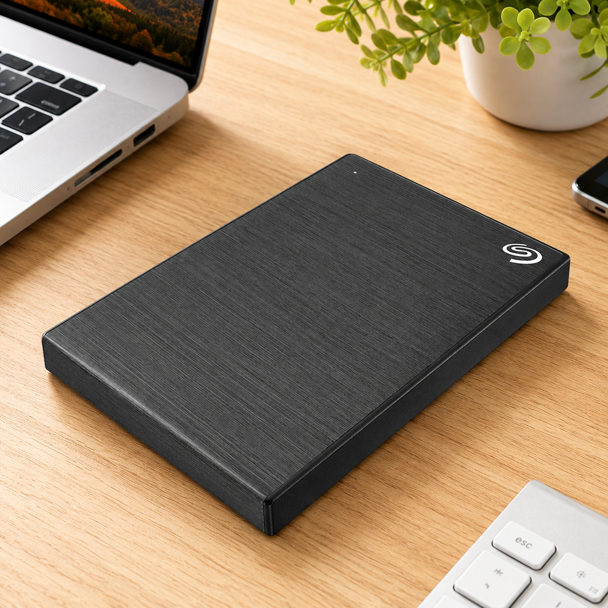 씨게이트 외장하드 데이터복구 외장HDD 전용파우치 3년보증정품 2TB, 블랙 상품 이미지