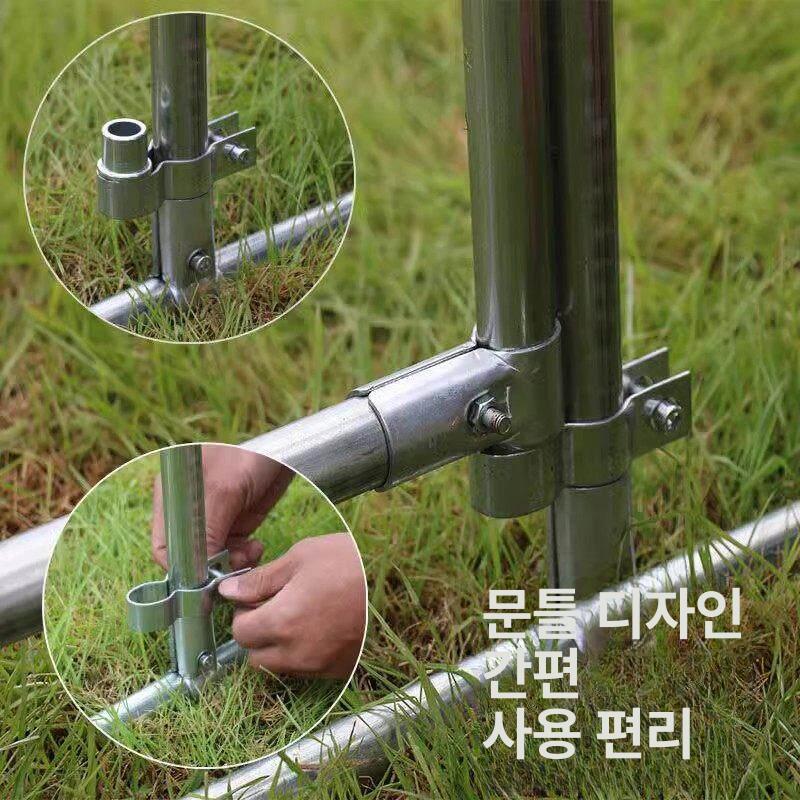 텃밭 조립식비닐하우스 온실 폭 베란다 자재 농업용 골조 지지대 실내 정원 높이 원예 - 상세 이미지 2