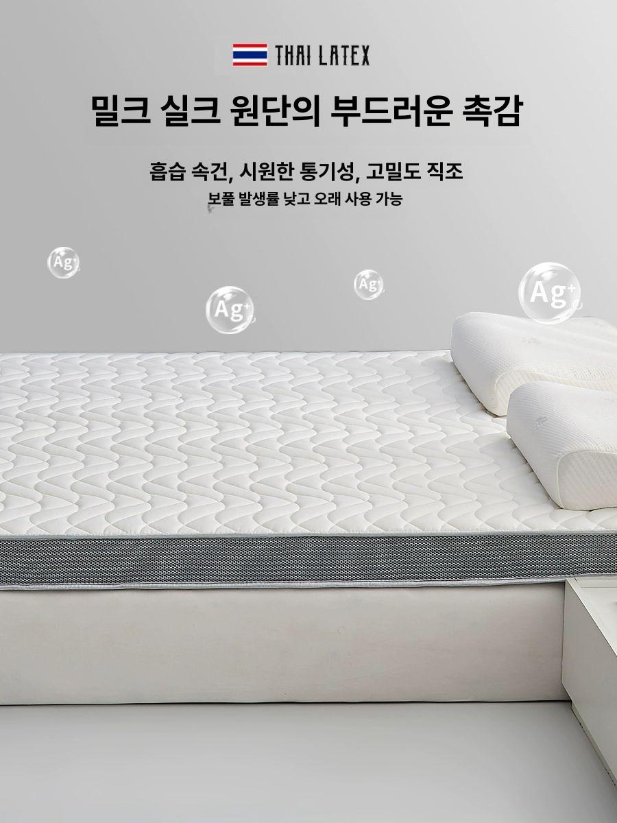 접이식 침대매트리스 토퍼 침구류 푹신한 침대패드 가정용 침실용품 - 상세 이미지 5
