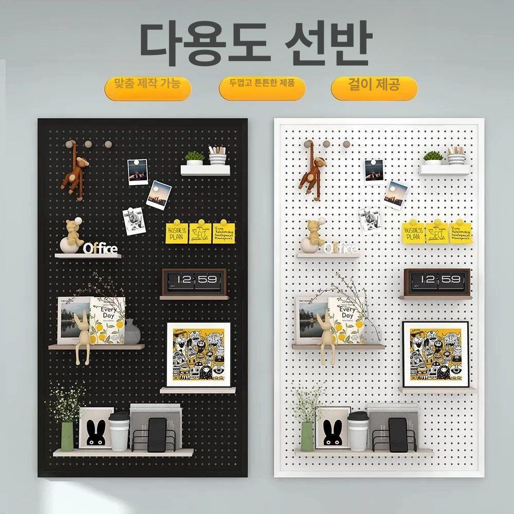 인테리어 소품걸이 고리 라비스 수납보드 타공보드 원형 아트사인 델라카사 아크릴 - 상세 이미지 3