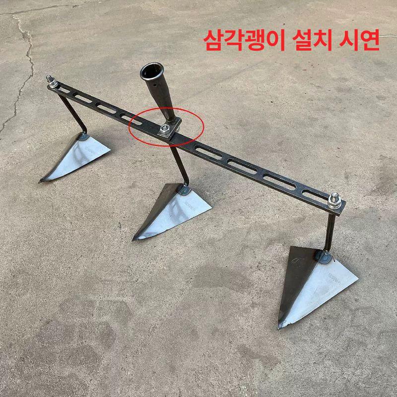 밭고랑 손작업 농업용 경운 도구 텃밭 흙파기 두둑 수작업 농기계 밭갈이 - 상세 이미지 3