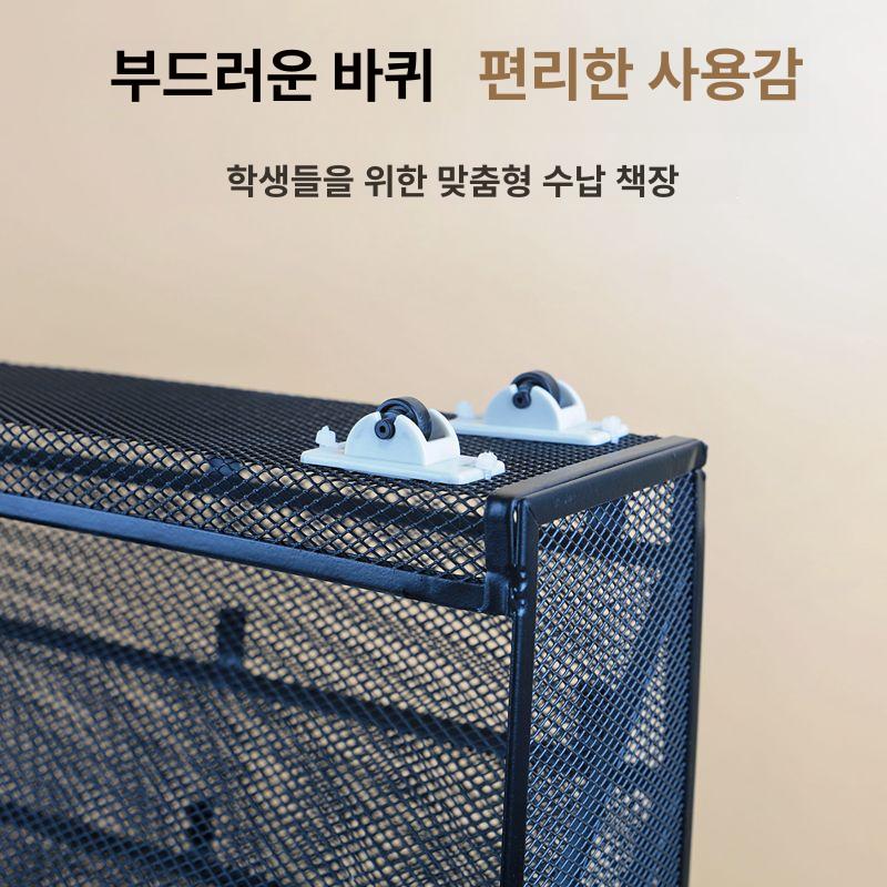벽걸이 서류거치대 철제 정리함 보관 오피스 스탠드 문서 파티션 서류꽂이 랙 - 상세 이미지 2