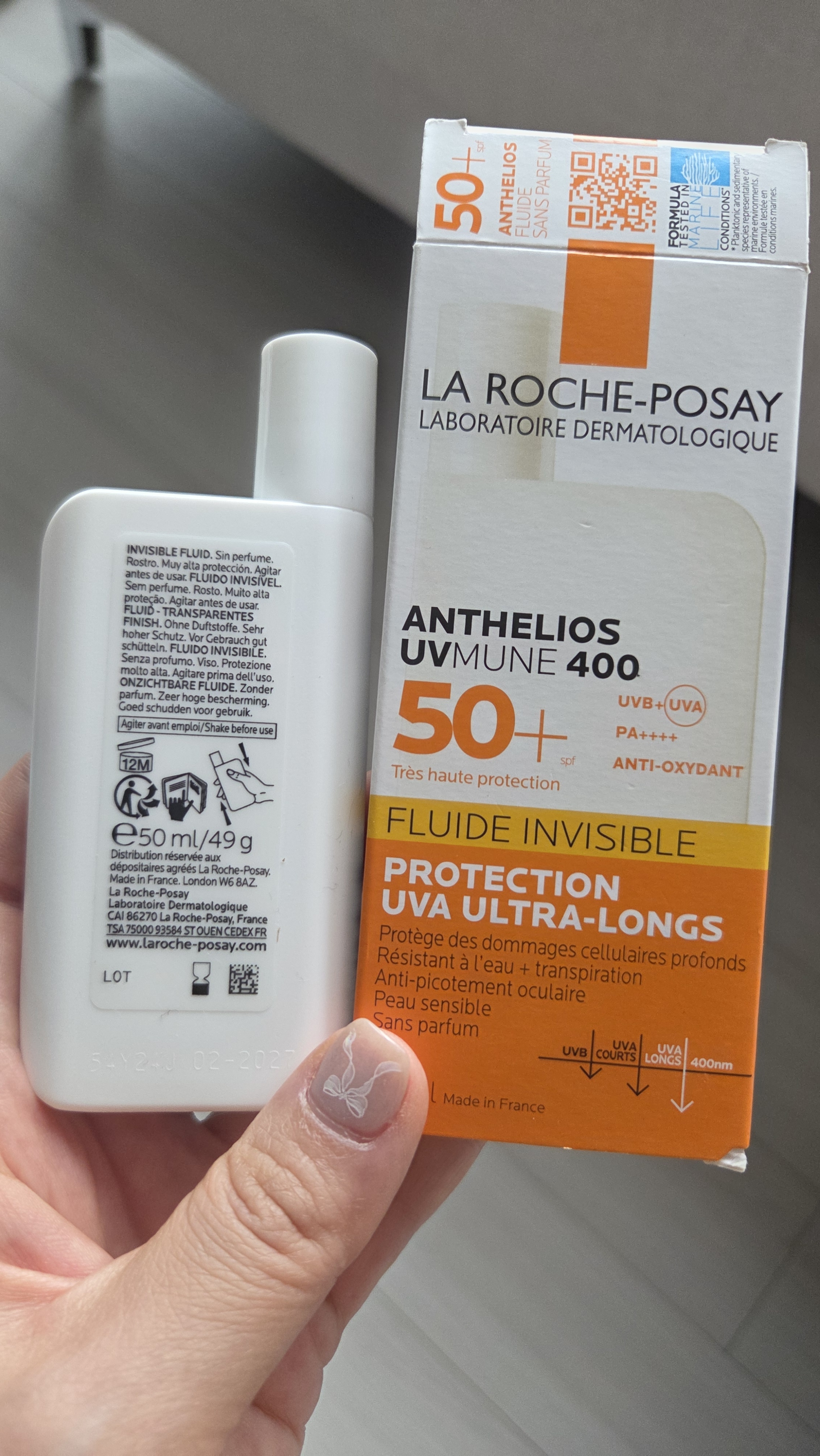 라로슈포제 선크림 안뗄리오스 UV뮨 400 SPF50+ 데일리선케어 50ml - 상세 이미지 4